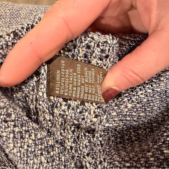 J. McLaughlin Bora Sweater Purple Metallic - Picture 8 of 9